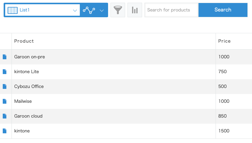 search box